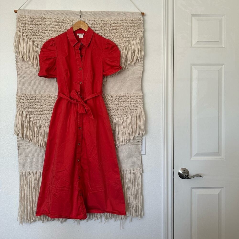 Shoshanna Red Annette Dress